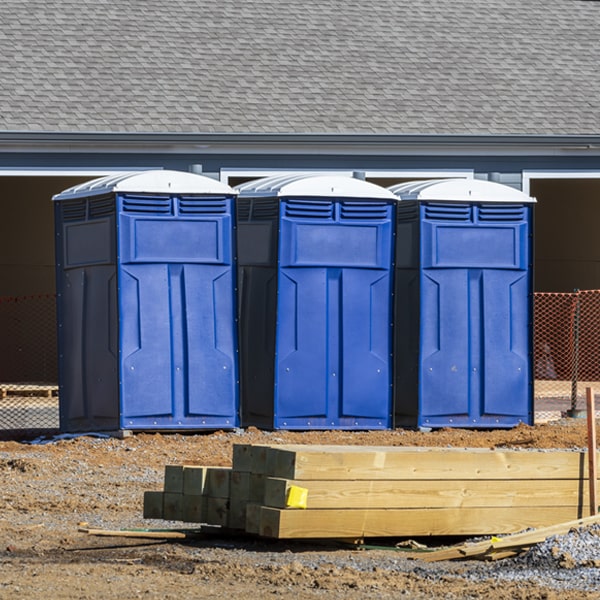 what is the cost difference between standard and deluxe portable toilet rentals in Retsil